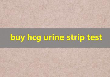 buy hcg urine strip test